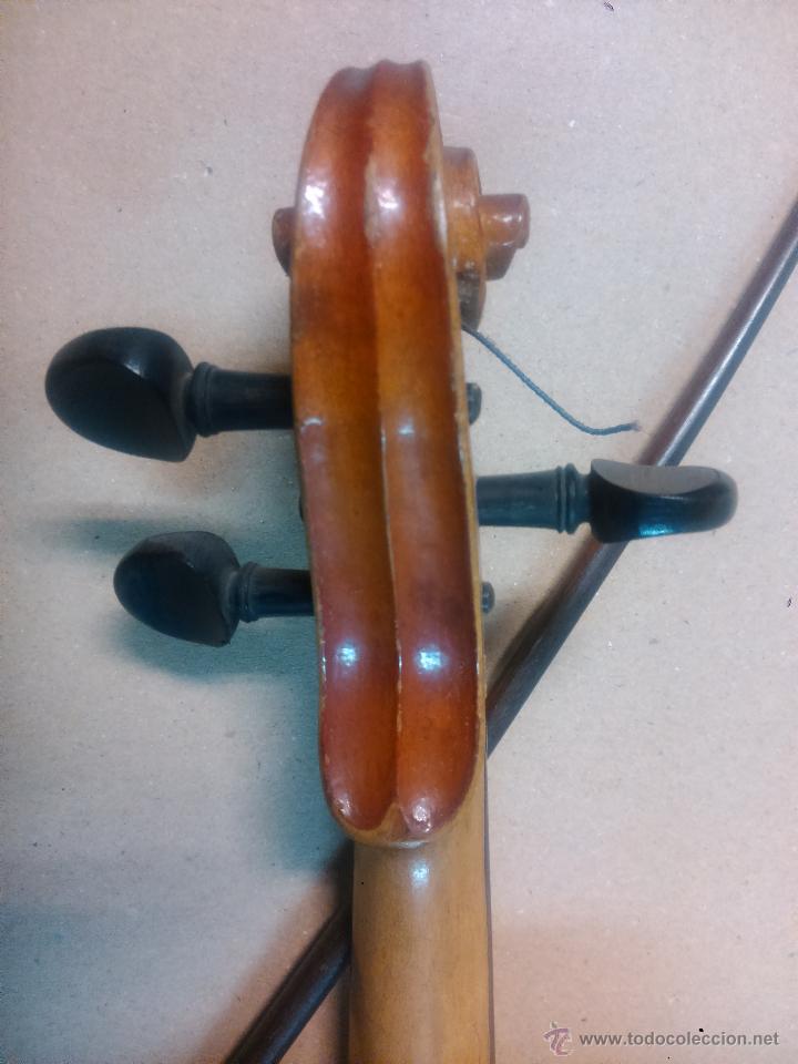 Instrumentos musicales: Viol&iacute;n con etiqueta copy of Antonius Stradivarius - Foto 3
