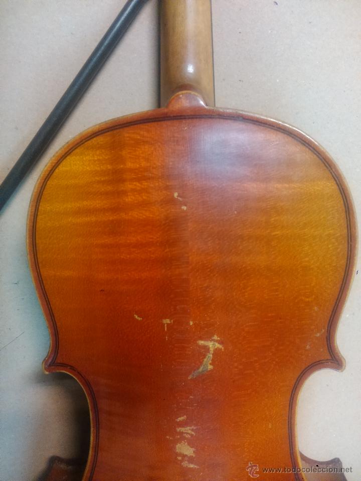Instrumentos musicales: Viol&iacute;n con etiqueta copy of Antonius Stradivarius - Foto 5