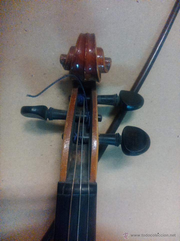 Instrumentos musicales: Viol&iacute;n con etiqueta copy of Antonius Stradivarius - Foto 7