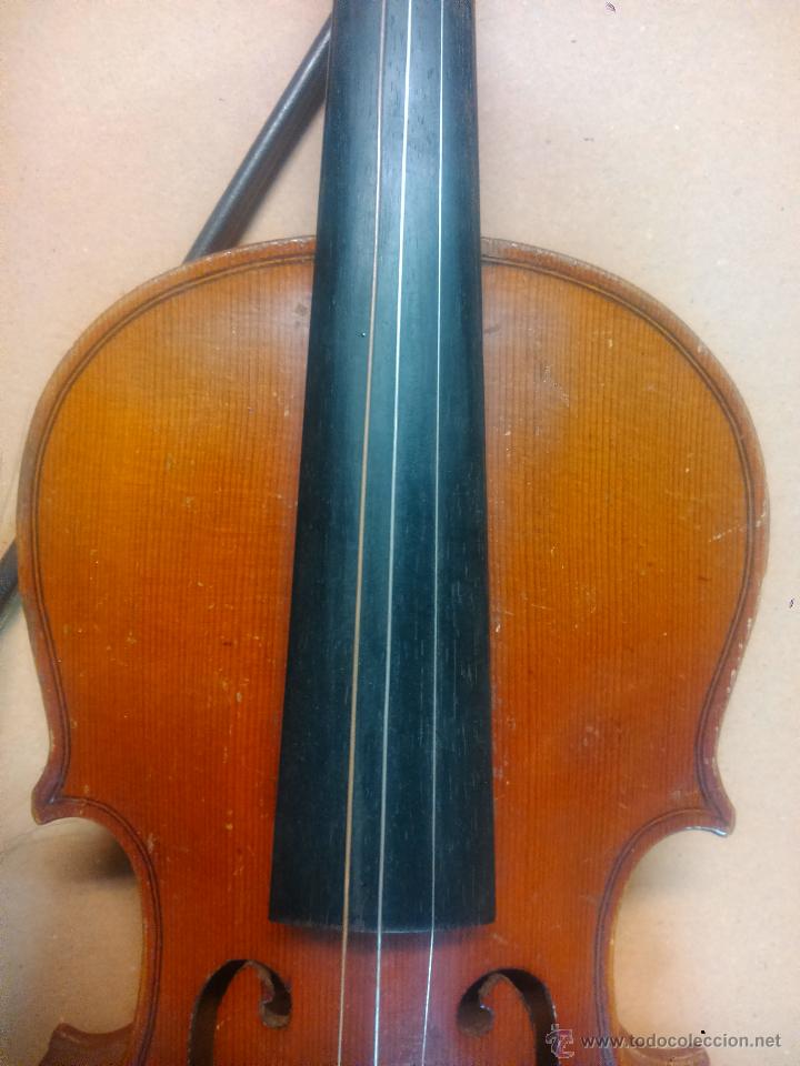 Instrumentos musicales: Viol&iacute;n con etiqueta copy of Antonius Stradivarius - Foto 8