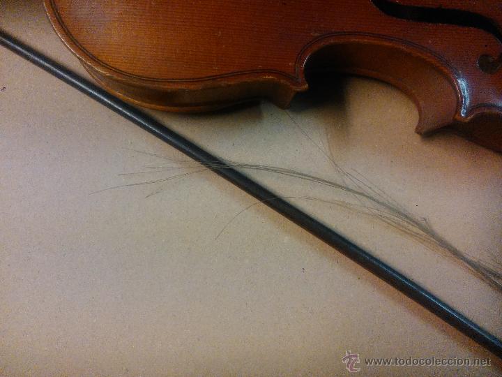 Instrumentos musicales: Viol&iacute;n con etiqueta copy of Antonius Stradivarius - Foto 11