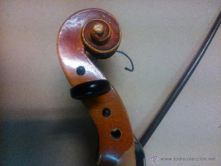Instrumentos musicales: Viol&iacute;n con etiqueta copy of Antonius Stradivarius - Foto 12