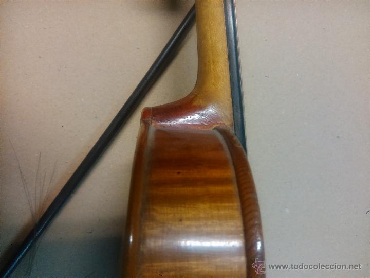 Instrumentos musicales: Viol&iacute;n con etiqueta copy of Antonius Stradivarius - Foto 13