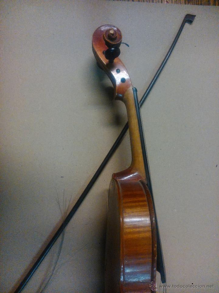 Instrumentos musicales: Viol&iacute;n con etiqueta copy of Antonius Stradivarius - Foto 15