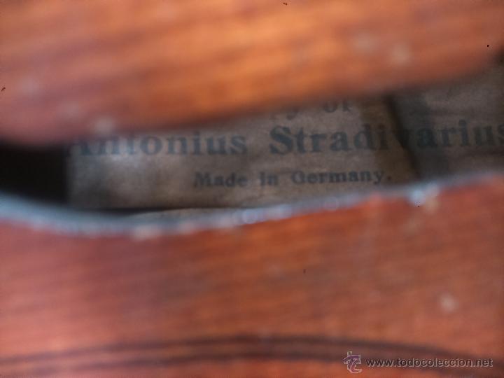 Instrumentos musicales: Viol&iacute;n con etiqueta copy of Antonius Stradivarius - Foto 17