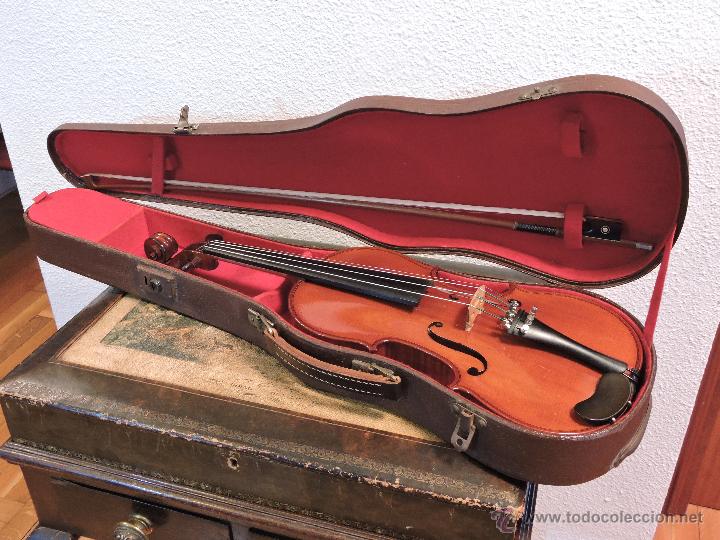Instrumentos musicales: VIOLIN A&Ntilde;O 1900 FABRICADO EN FRANCIA - Foto 8