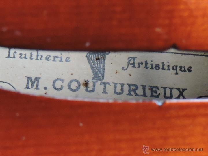 Instrumentos musicales: VIOLIN A&Ntilde;O 1900 FABRICADO EN FRANCIA - Foto 10
