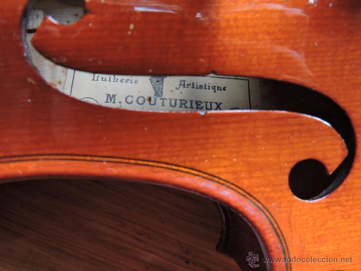 Instrumentos musicales: VIOLIN A&Ntilde;O 1900 FABRICADO EN FRANCIA - Foto 26