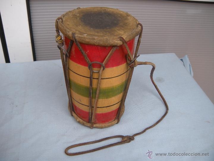 Instrumentos musicales: ANTIGUO TAMBOR TIMBAL - Foto 6