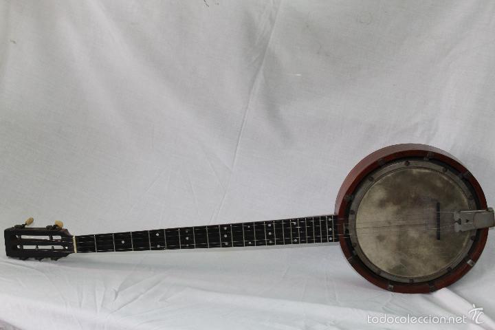 Instrumentos musicales: BANJO ANTIGUO DE 5 CUERDAS - Foto 2