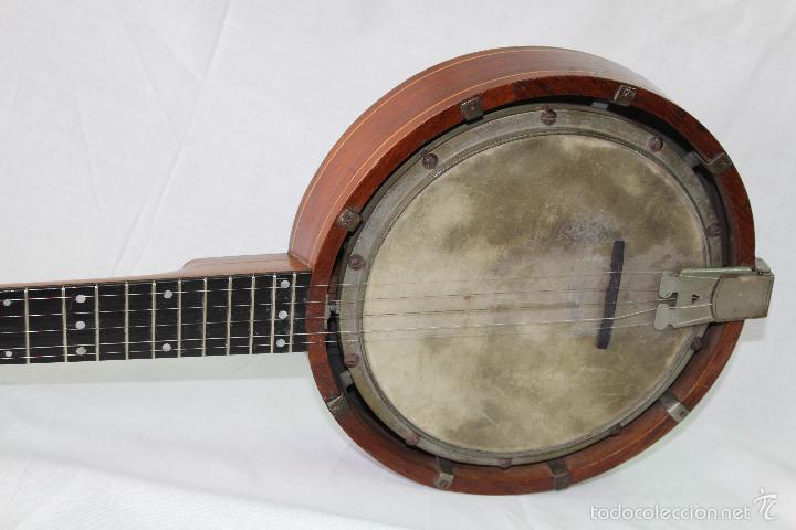 Instrumentos musicales: BANJO ANTIGUO DE 5 CUERDAS - Foto 3