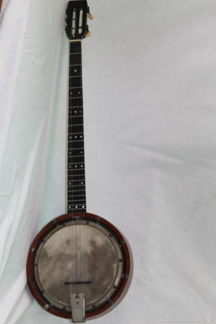 Instrumentos musicales: BANJO ANTIGUO DE 5 CUERDAS - Foto 6