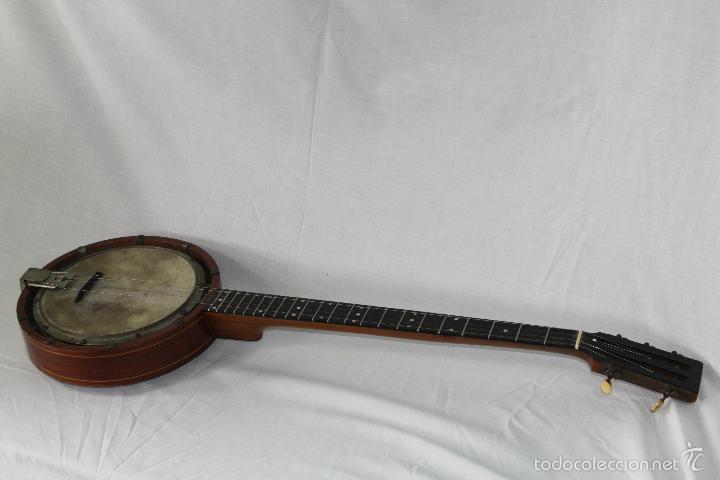 Instrumentos musicales: BANJO ANTIGUO DE 5 CUERDAS - Foto 7