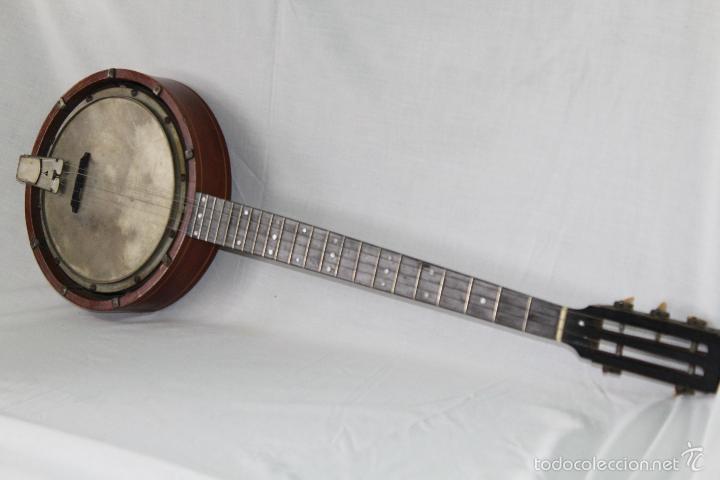 Instrumentos musicales: BANJO ANTIGUO DE 5 CUERDAS - Foto 8