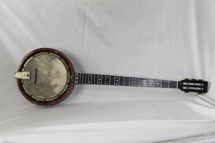 Instrumentos musicales: BANJO ANTIGUO DE 5 CUERDAS - Foto 9