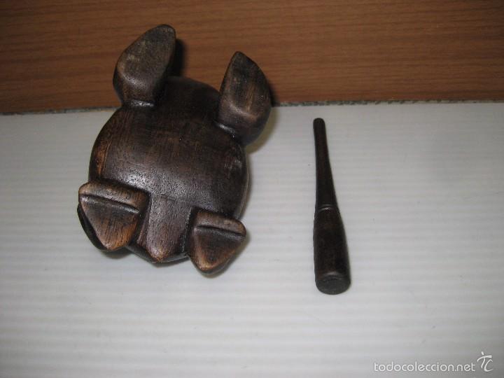 Instrumentos musicales: Rana de madera hueca, - Foto 2