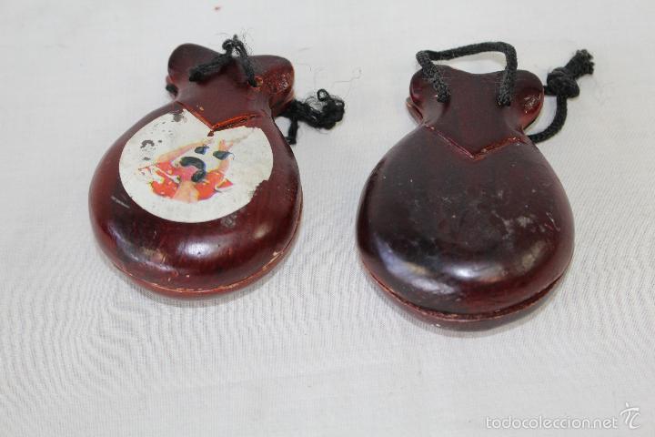Instrumentos musicales: casta&ntilde;uelas de madera - Foto 2