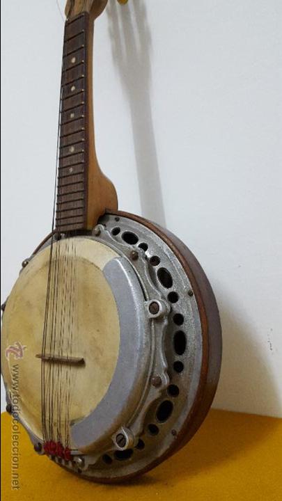 Instrumentos musicales: Banjo antiguo SALTARELLO - Foto 5