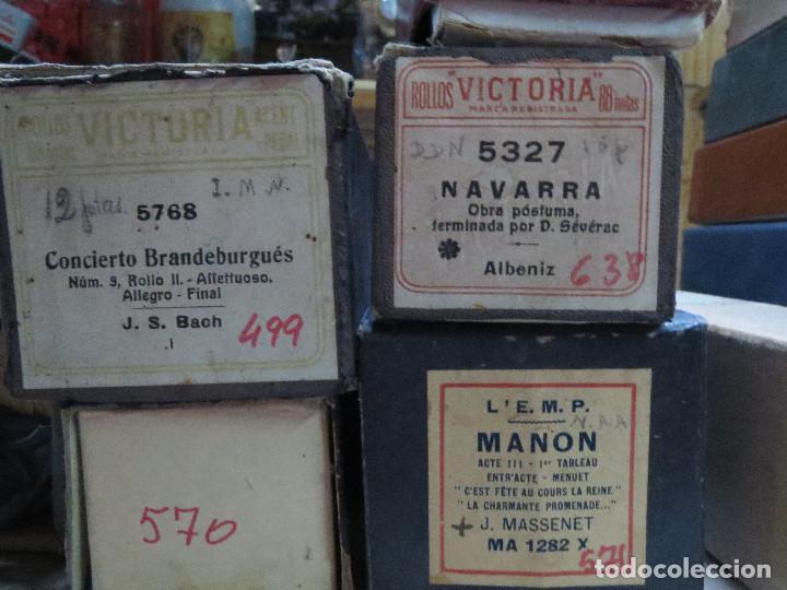 Instrumentos musicales: ROLLOS DE ORGANILLO.PIANOLA.IMPECABLES. - Foto 4