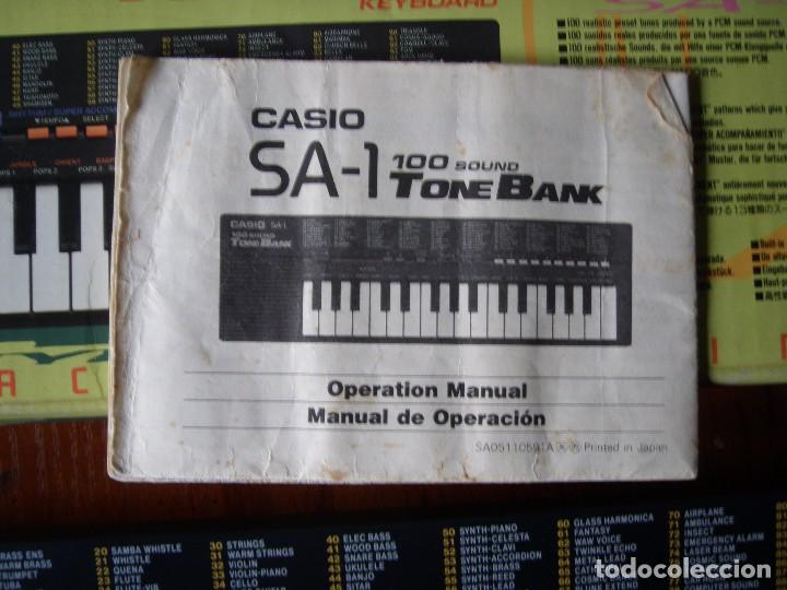 Instrumentos musicales: TECLADO CASIO SA-1 SA1 NO FUNCIONA - Foto 4