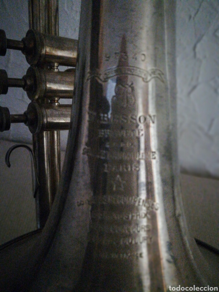Instrumentos musicales: Tromb&oacute;n de pistones Besson Paris - Foto 3