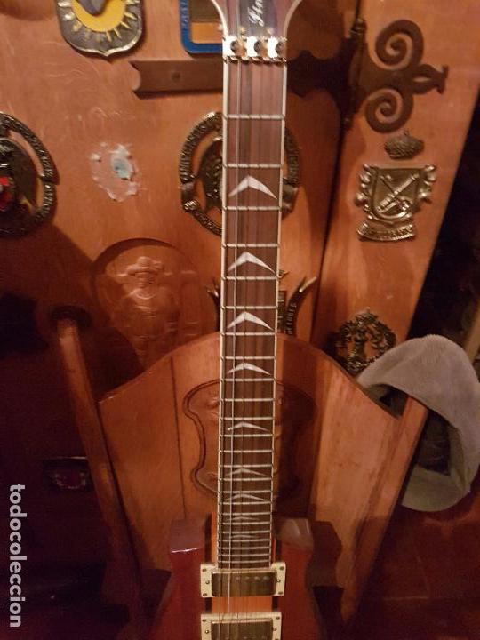 Instrumentos musicales: ESPECTACULAR GUITARRA ECL&Eacute;CTICA DE LA MARCA FINE. - Foto 5