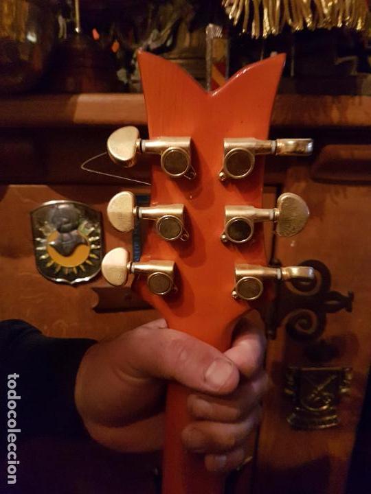 Instrumentos musicales: ESPECTACULAR GUITARRA ECL&Eacute;CTICA DE LA MARCA FINE. - Foto 6