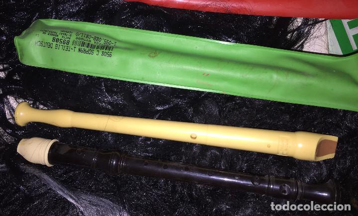 Instrumentos musicales: FLAUTAS DE PLASTICOS ANTIGUAS a 2&euro; - Foto 1
