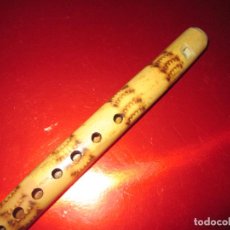 Instrumentos musicales: FLAUTA-ARTESANAL-BAMBÚ-PERFECTO ESTADO-VER FOTOS