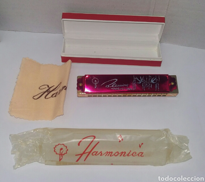 Instrumentos musicales: HARM&Oacute;NICA BLESSING. NUEVA EN CAJA. SIN ESTRENAR. A&Ntilde;OS 80. - Foto 1