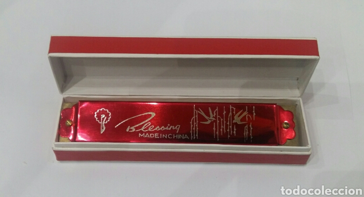 Instrumentos musicales: HARM&Oacute;NICA BLESSING. NUEVA EN CAJA. SIN ESTRENAR. A&Ntilde;OS 80. - Foto 2