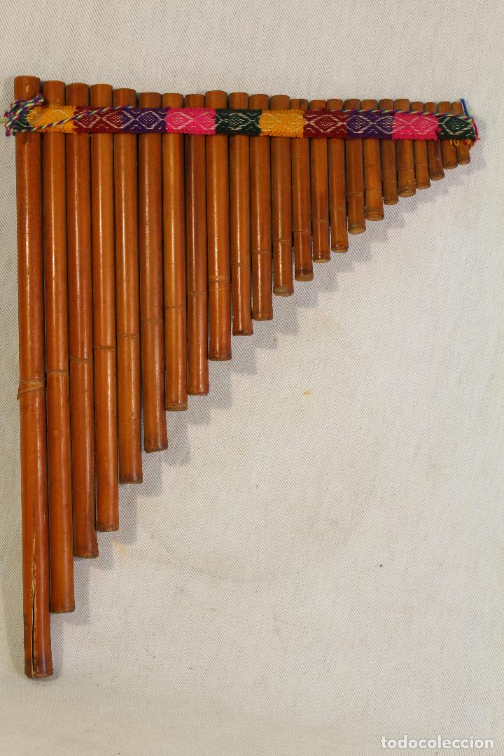 Flauta de pan - aerofono sudamericano - zampoña - Vendido en Venta