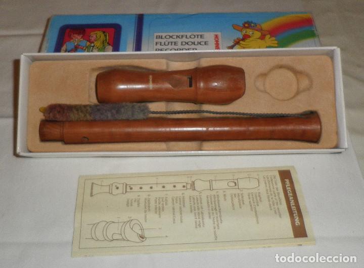 Instrumentos musicales: flauta dulce Hohner en su caja orijinal - Foto 1
