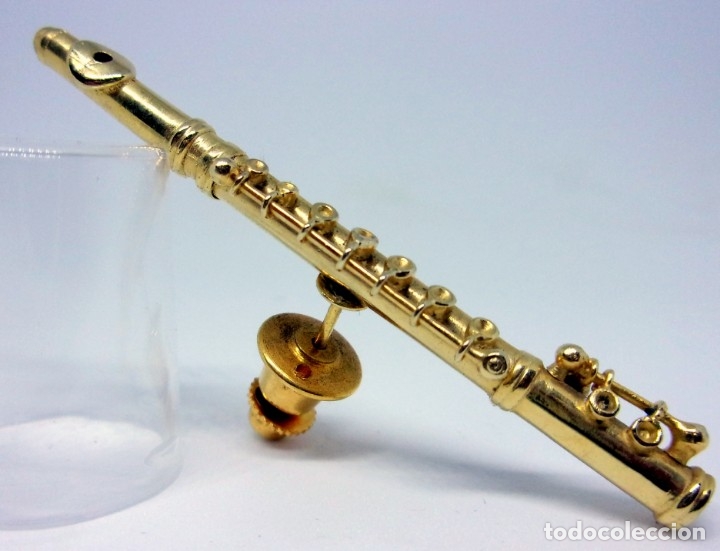Instrumentos musicales: TRAVERSA MINIATURA PIN - Foto 1