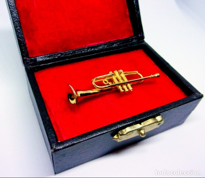 Instrumentos musicales: TROMPETA MINIATURA PIN - Foto 7
