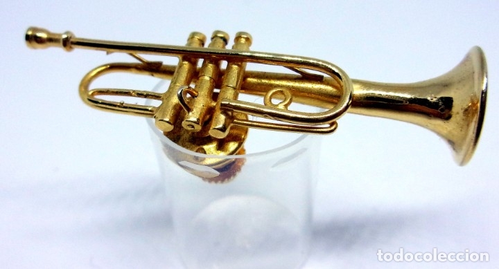 Instrumentos musicales: TROMPETA MINIATURA PIN - Foto 6