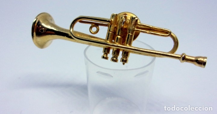 Instrumentos musicales: TROMPETA MINIATURA PIN - Foto 5