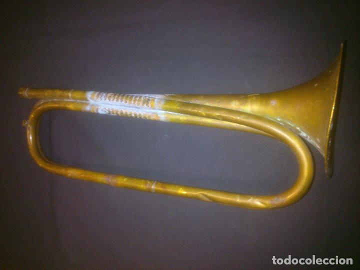 Instrumentos musicales: Corneta muy antigua para restaurar - Foto 1