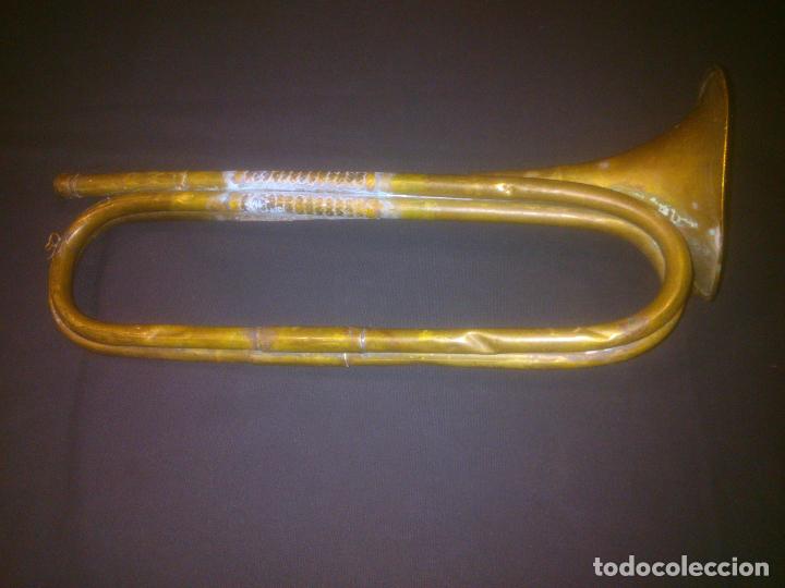 Instrumentos musicales: Corneta muy antigua para restaurar - Foto 2