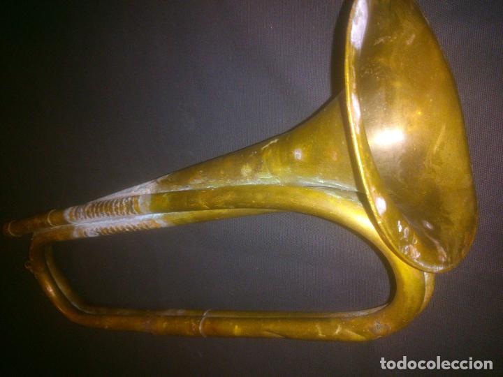 Instrumentos musicales: Corneta muy antigua para restaurar - Foto 7