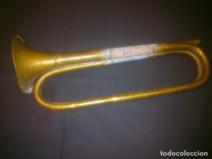 Instrumentos musicales: Corneta muy antigua para restaurar - Foto 8
