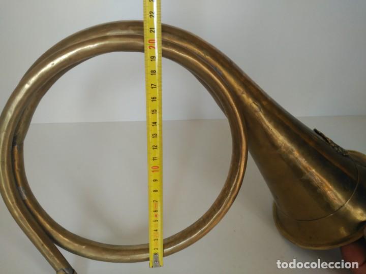 Instrumentos musicales: Antigua corneta del ejercito Australiano, sobre 1880 - Foto 3 - 147636158