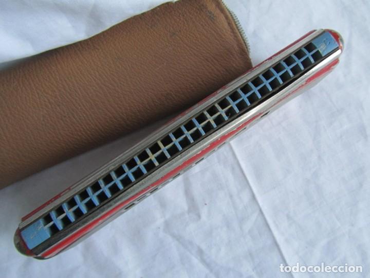 Instrumentos musicales: Arm&oacute;nica Hohner doble boquilla. Con funda - Foto 5