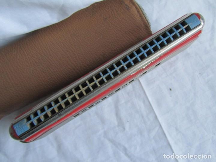 Instrumentos musicales: Arm&oacute;nica Hohner doble boquilla. Con funda - Foto 7