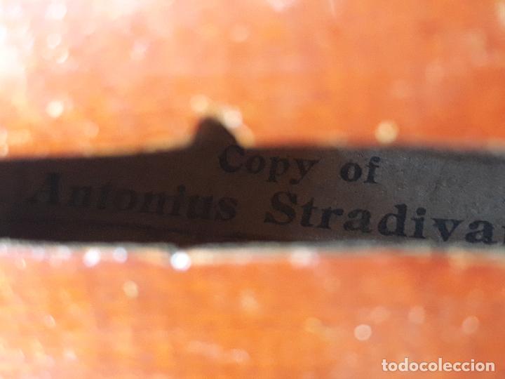 Instrumentos musicales: Antiguo violin antonius stradivarius - Foto 7