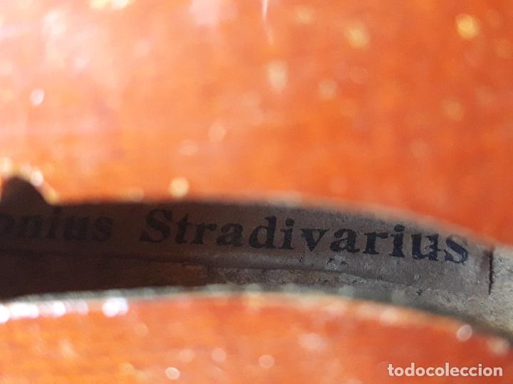 Instrumentos musicales: Antiguo violin antonius stradivarius - Foto 8
