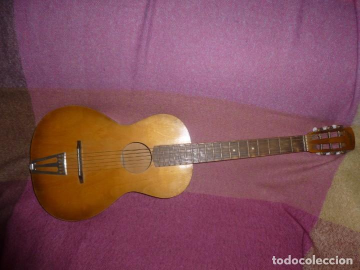 GUITARRA PARLOR ALEMÁN MAXIMA DE LOS 60 (Música - Instrumentos Musicales - Guitarras Antiguas)