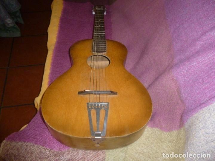 Instrumentos musicales: guitarra parlor alemán Maxima de los 60 - Foto 8 - 161811246