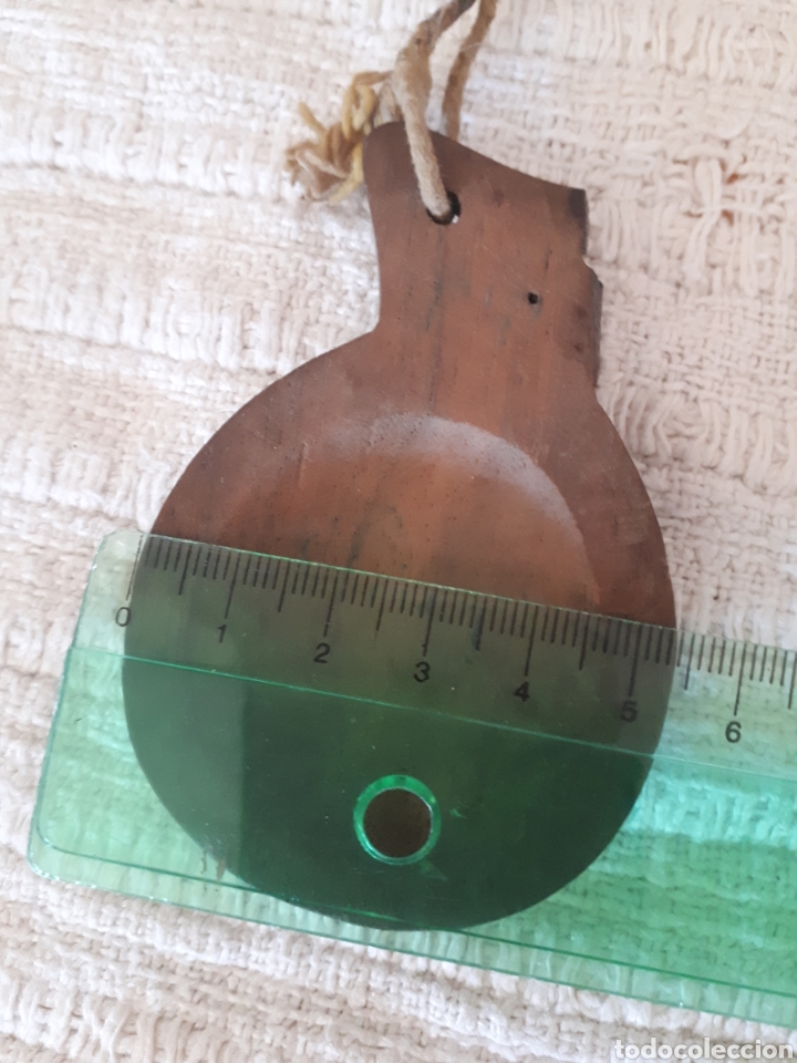 Instrumentos musicales: Antiguas casta&ntilde;uelas madera marr&oacute;n - Foto 4