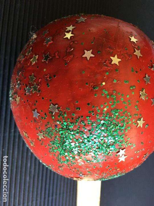Instrumentos musicales: MAGNIFICA MARACA ARTESANAL, BELLAMENTE DECORADA - Foto 2